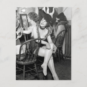 Showgirl Backstage, 1926 Briefkaart