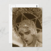 Showgirl Briefkaart (Voorkant / Achterkant)