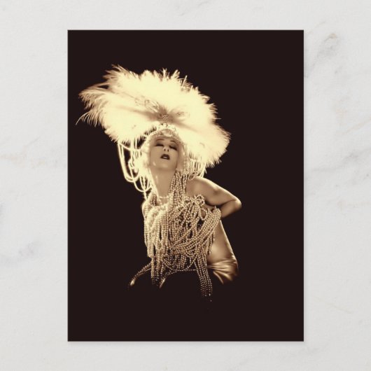  Showgirl Briefkaart (Voorkant)