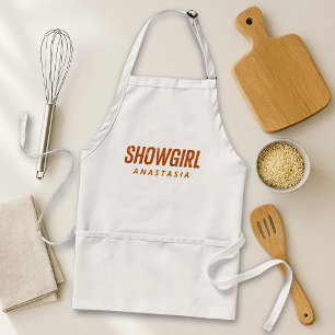 Showgirl Trendig Leven van een Dochter Standaard Schort