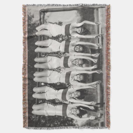 Showgirls op aap bars, speels design. deken (Voorkant Verticaal)