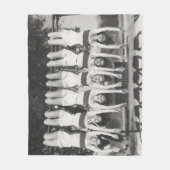 Showgirls op aap bars, speels design. fleece deken (Voorkant)