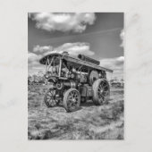 Showmans Engine "Lord Nelson" zwart en wit Briefkaart (Voorkant)