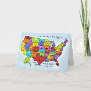 Shows van de Verenigde Staten Kaart