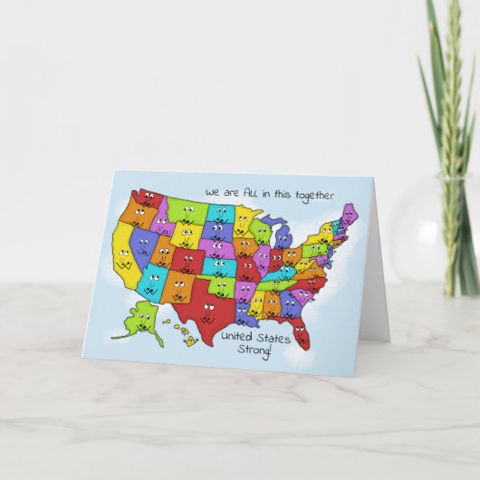 Shows van de Verenigde Staten Kaart (Voorkant)