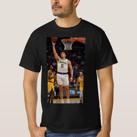 Showtime Hoops: Actie-verpakt Dunk T-shirt (Voorkant)