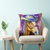 Showtime - Paard met cowboyhoed kussen (Stoel)