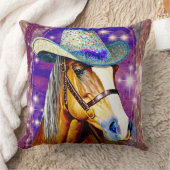 Showtime - Paard met cowboyhoed kussen (Deken)