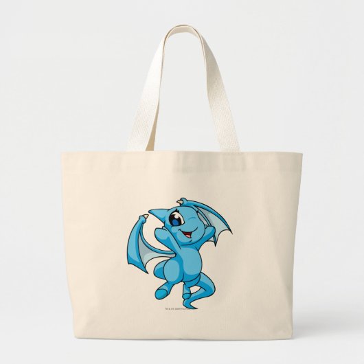 Shoyru Blue Grote Tote Bag (Voorkant)