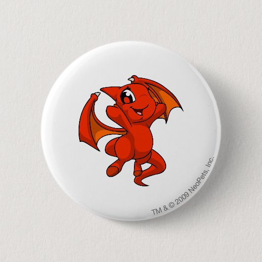 Shoyru Red Ronde Button 5,7 Cm (Voorkant)