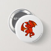 Shoyru Red Ronde Button 5,7 Cm (Voorkant /achterkant)