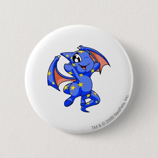 Shoyru Starry Ronde Button 5,7 Cm (Voorkant)
