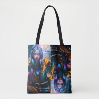 Shpper bag Neon Girl ontwerp Draagtas