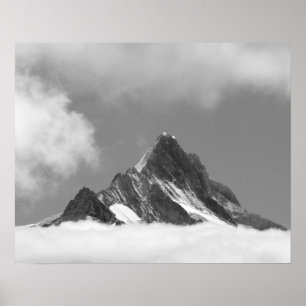 Shreckhorn-top, 3741 m. vanaf Faulhorn, Poster