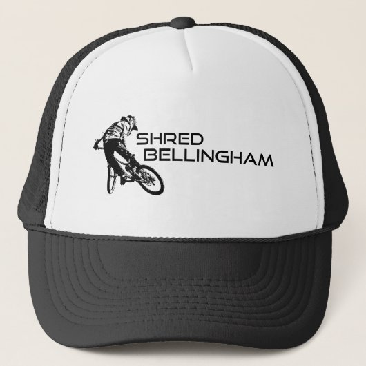 Shred Bellingham Washington Mountainbike Trucker Pet (Voorkant)