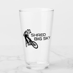 Shred Big Sky Montana Mountainbiken Glas