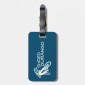 Shred Durango Colorado Mountainbike Bagagelabel (Achterkant verticaal)