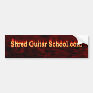 Shred Guitar School Bumpersticker