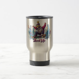 Shred Life - Cool Skateboarding Gnome Reisbeker