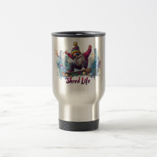 Shred Life - Cool Skateboarding Gnome Reisbeker