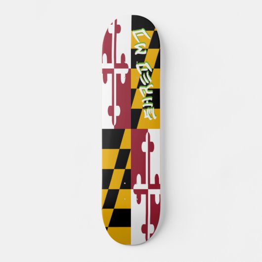 Shred Maryland Flag Skateboard (Voorkant)