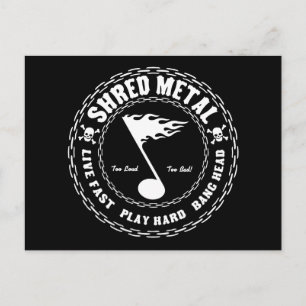 Shred Metal Briefkaart