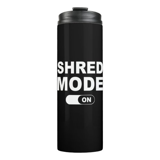 Shred Mode Aan Thermosbeker (Voorkant)