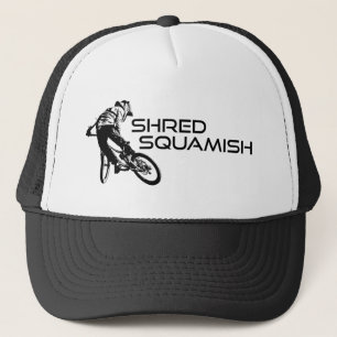 Shred Squamish Mountain Biking Trucker Pet