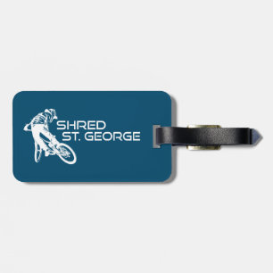Shred St. George Utah Mountainbiken Bagagelabel