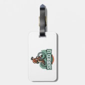 Shred University mountainbiken Bagagelabel (Achterkant verticaal)