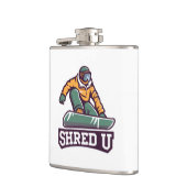 Shred University Snowboarden Heupfles (Links)