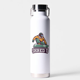 Shred University Snowboarden Waterfles