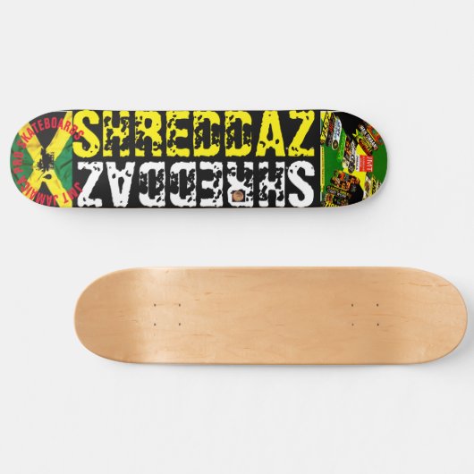 SHREDDAZ 8 1/4 "Skateboard Deck Skateboard (Horizontaal)