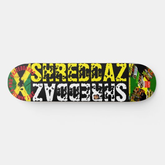 SHREDDAZ 8 1/4 "Skateboard Deck Skateboard (Horizontaal)