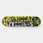 SHREDDAZ 8 1/4" Skateboard Dek (Horizontaal)