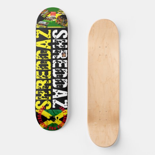SHREDDAZ 8 Pont Skateboard 1/4" (Recto)