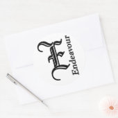 Shredders Endeavour Yachts Ronde Sticker (Envelop)