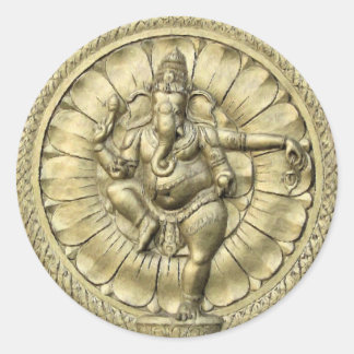 Shree Ganesh Ronde Sticker