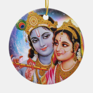 Shree Radhey Krishna Love Keramisch Ornament