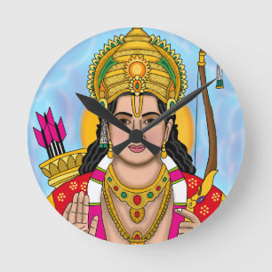 Shree Ram wandklok Ronde Klok