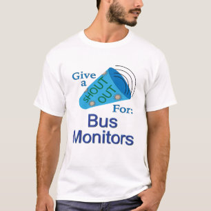 Shreeuw uit voor busbegeleiders t-shirt