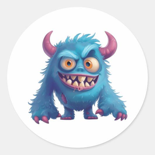 Shrek de smasher ronde sticker (Voorkant)