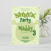 Shrek Inspired Birthday Invitation | Far Far Away  (Debout devant)