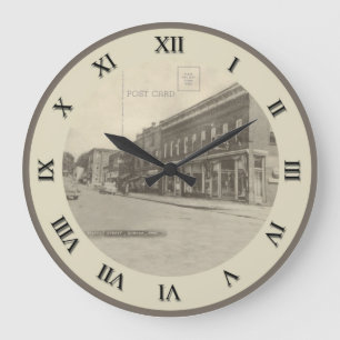 Shreve Ohio Post Card Clock - Market Street Grote Klok