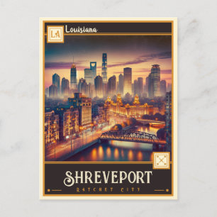 Shreveport, Louisiana Briefkaart