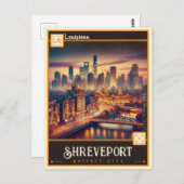 Shreveport, Louisiana |  Briefkaart (Voorkant / Achterkant)