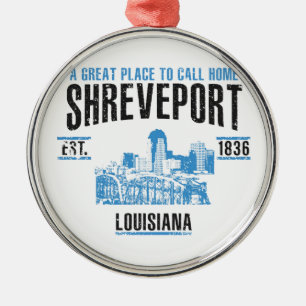 Shreveport Metalen Ornament
