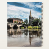 Shrewsbury, Engeland Planner (Achterkant)