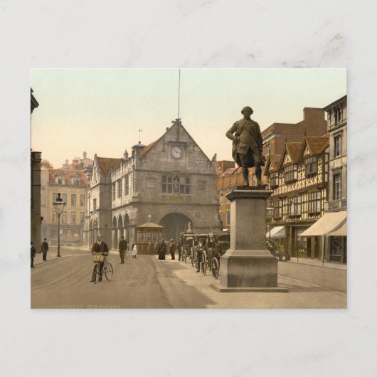 Shrewsbury Square, Shropshire, Engeland Briefkaart (Voorkant)