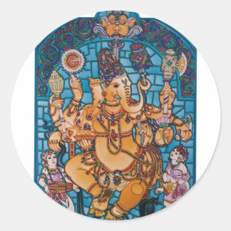 Shri Ganesh Ronde Sticker